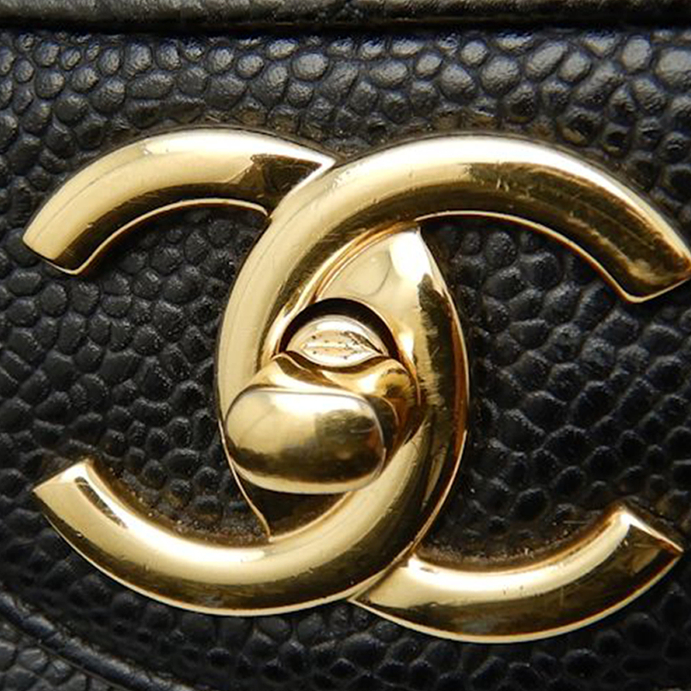 Pre-Loved Chanel Maxi Classic Caviar Double Flap - Picture 11 of 12